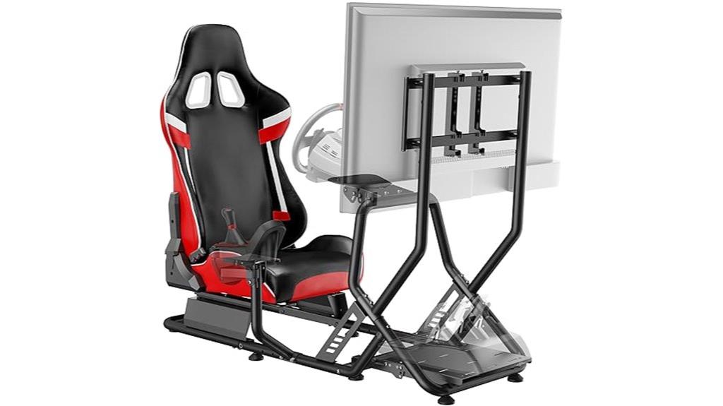 racing cockpit with mount