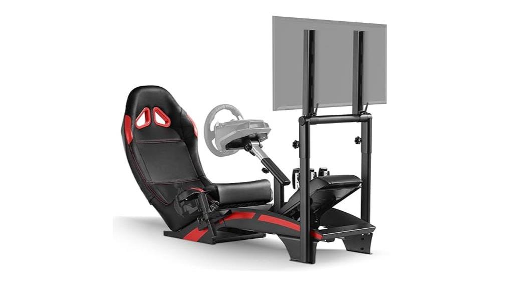 racing simulator cockpit stand