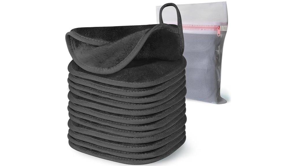 reusable microfiber makeup wipes