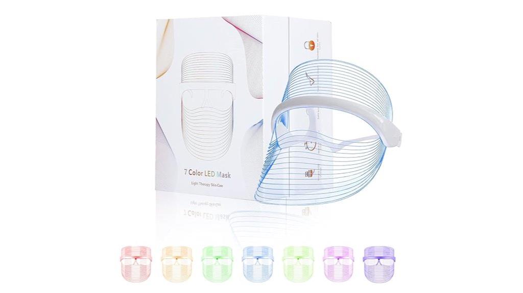 seven color led mask