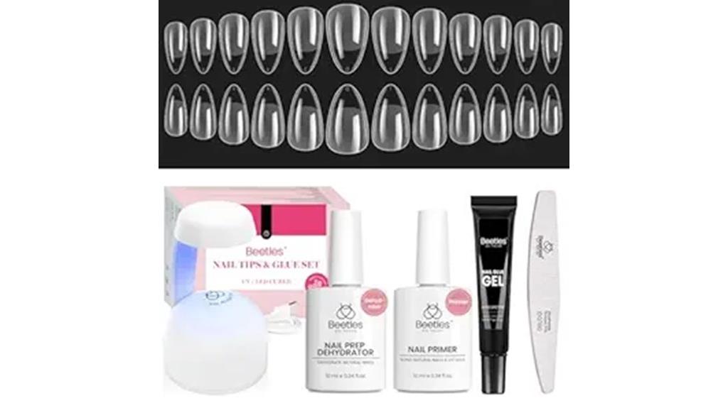 short almond gel kit