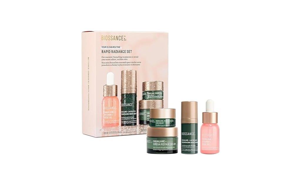 skincare set for radiance