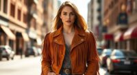 stylish suede fringe jackets
