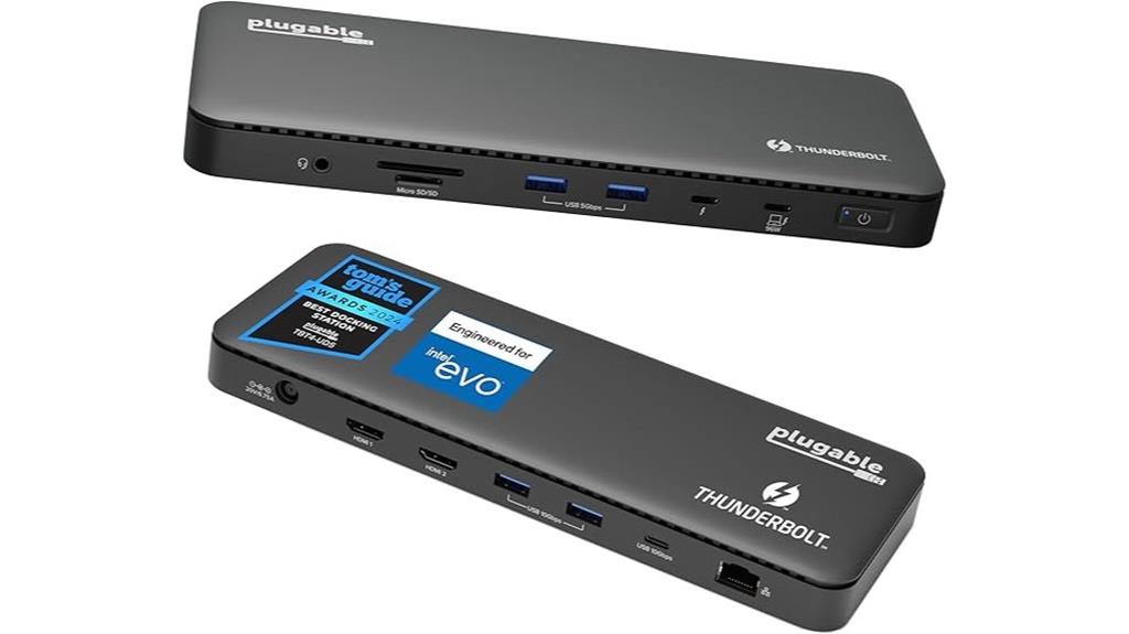thunderbolt 4 dock with charging