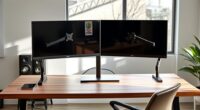 top dual monitor desks