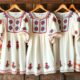top embroidered cotton blouses