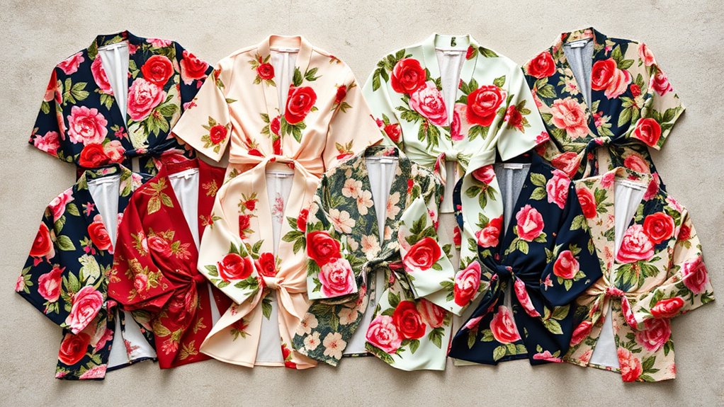 top floral kimono cardigans