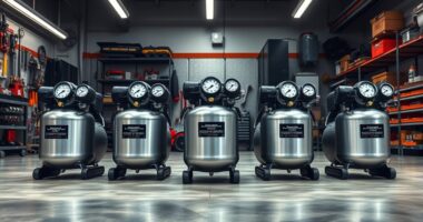 top garage air compressors