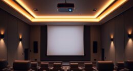 top motorized home theater screens