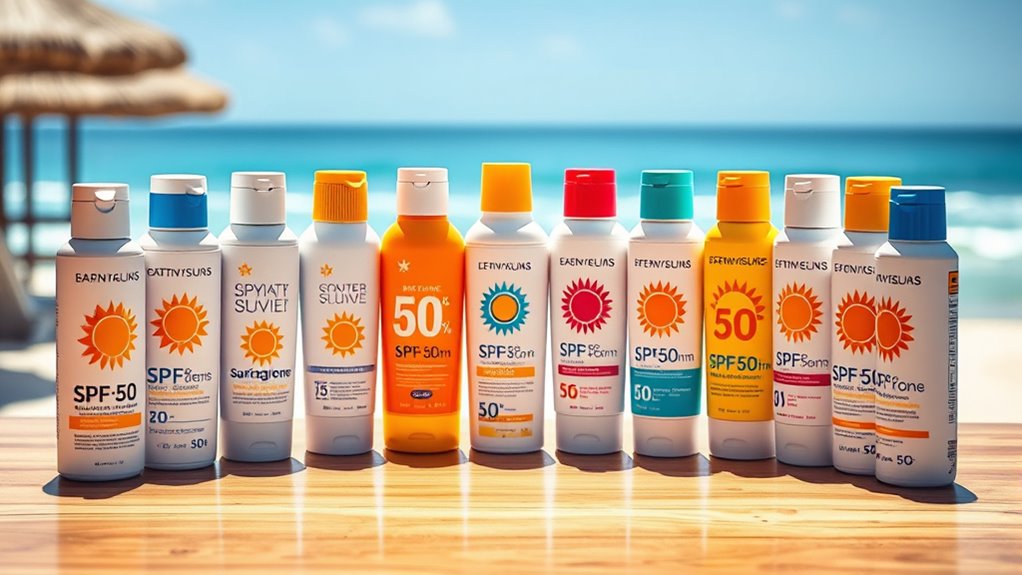 top spf 50 sunscreens