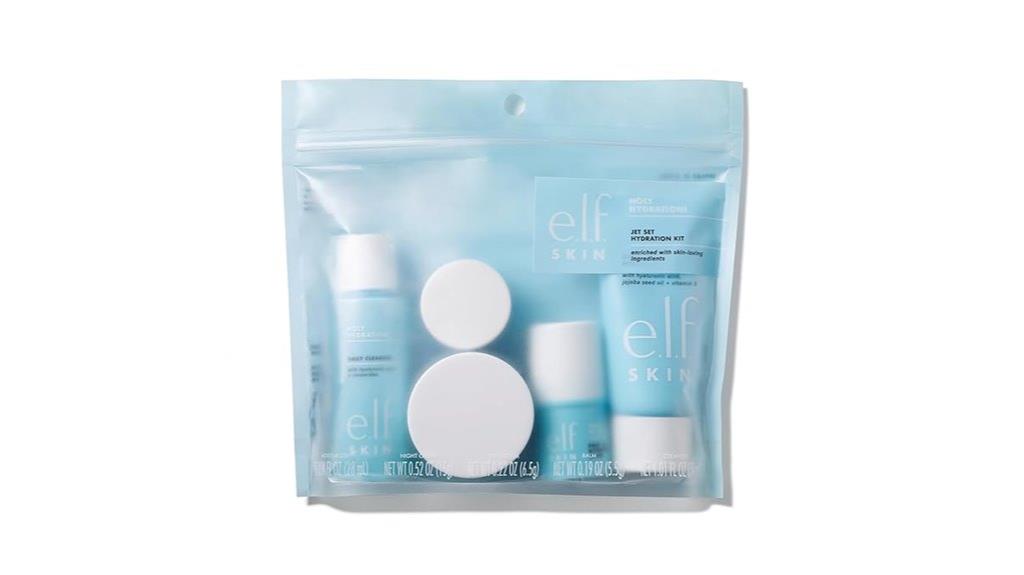travel sized hydration skincare set