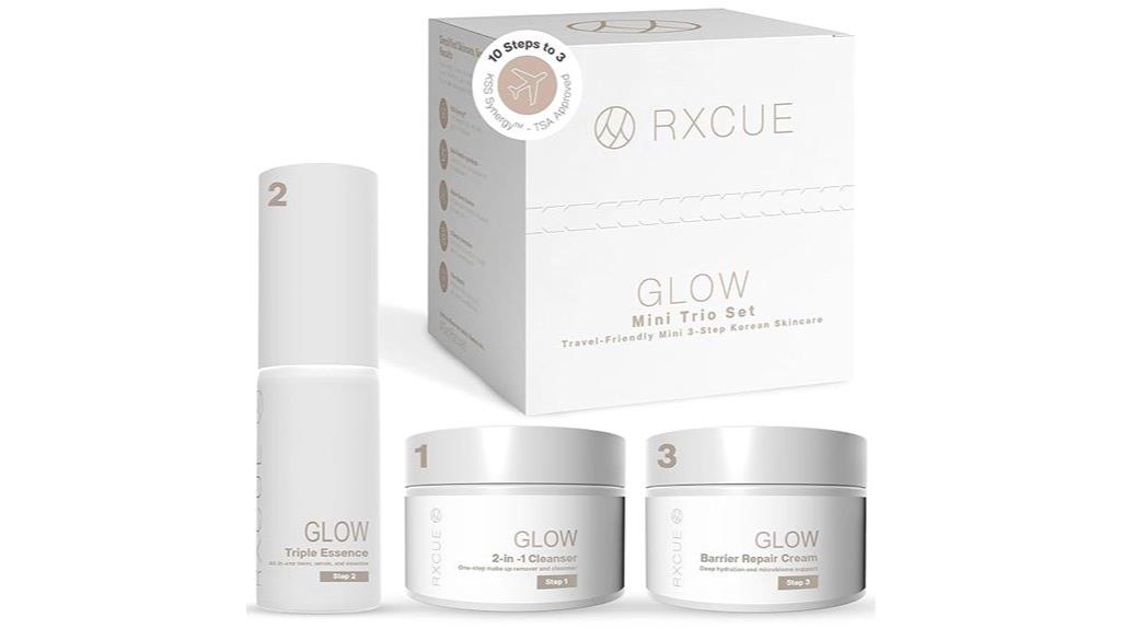 travel sized korean skincare set