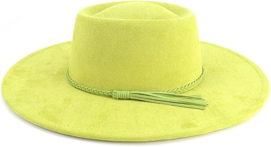 wide brim fedora hat