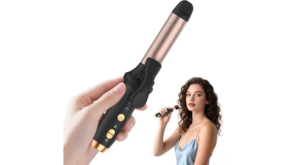 wireless ionic hair curler