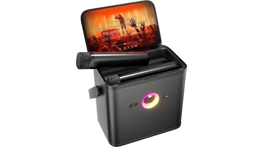 wireless karaoke with mics