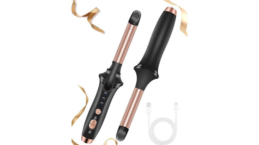 wireless portable hair curler