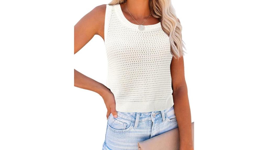 women s summer knit tank