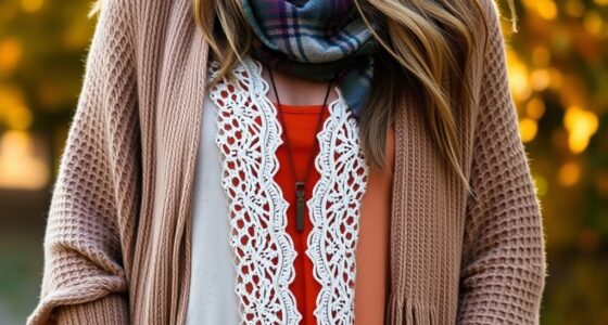 boho layered fall style