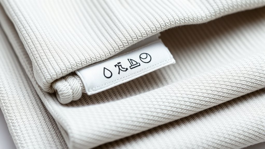 clothing care instruction guide