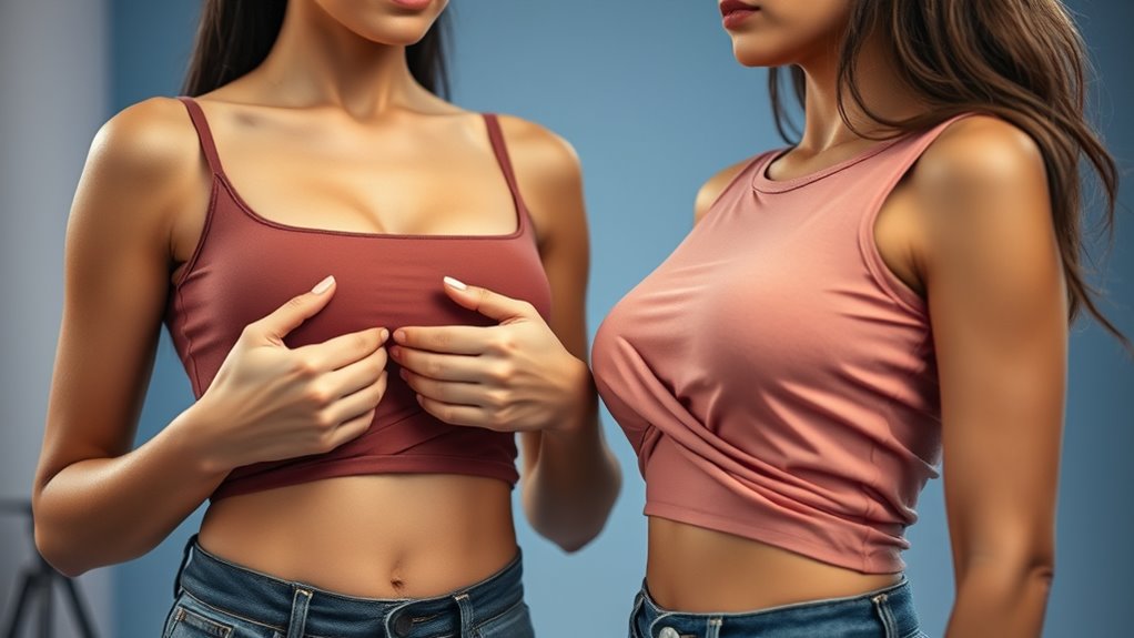 cropping tucking layering techniques