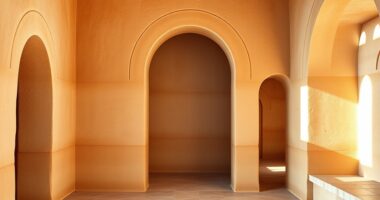 elegant curved boho designs