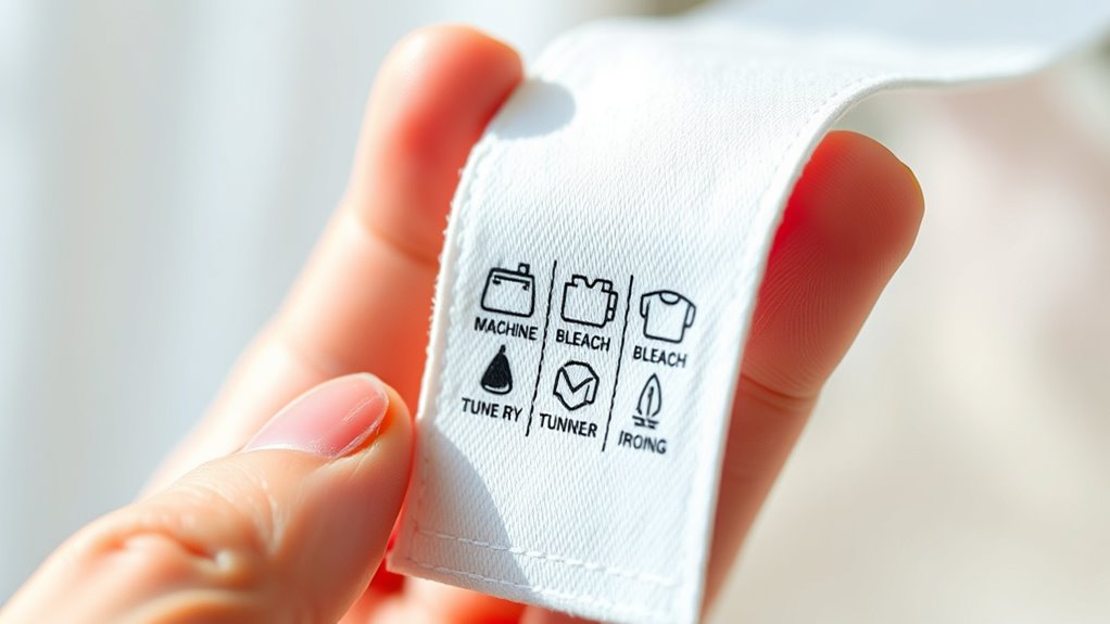 interpreting clothing care symbols