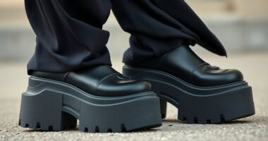 wide leg oversized shoes