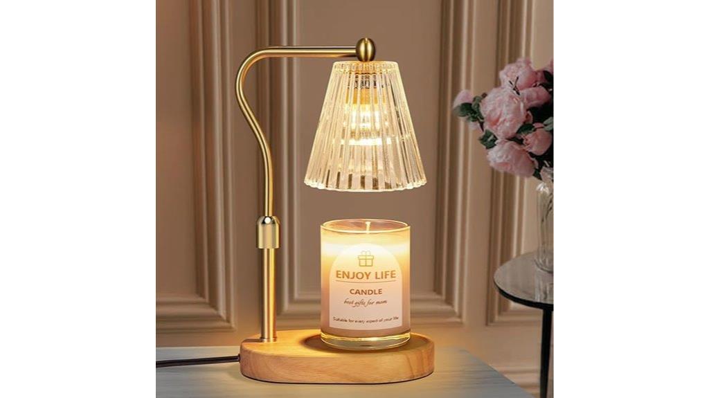 adjustable timer candle warmer