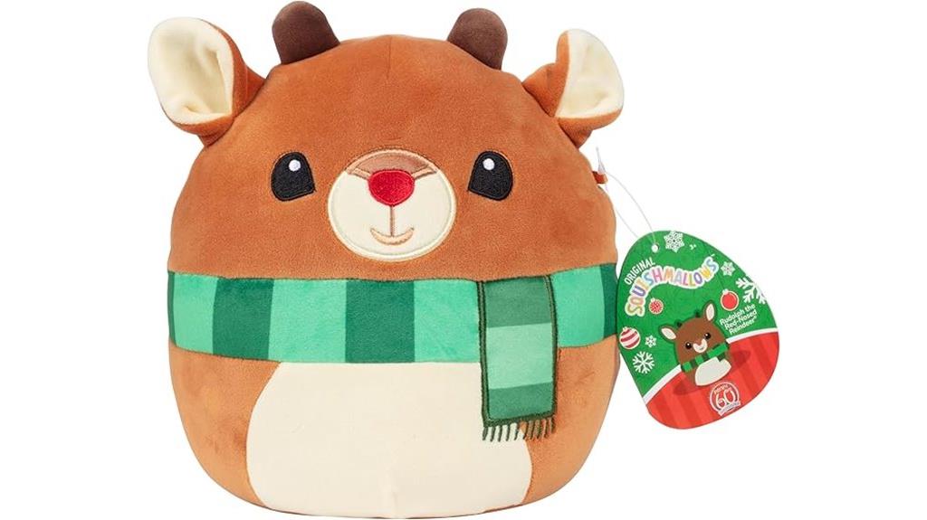cute rudolph plush toy