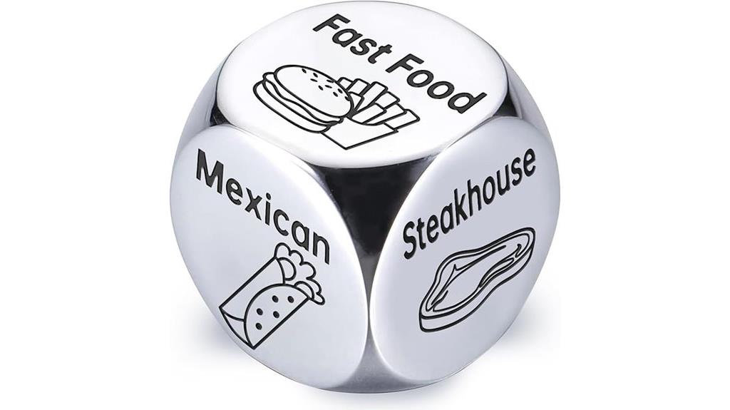 durable steel food dice