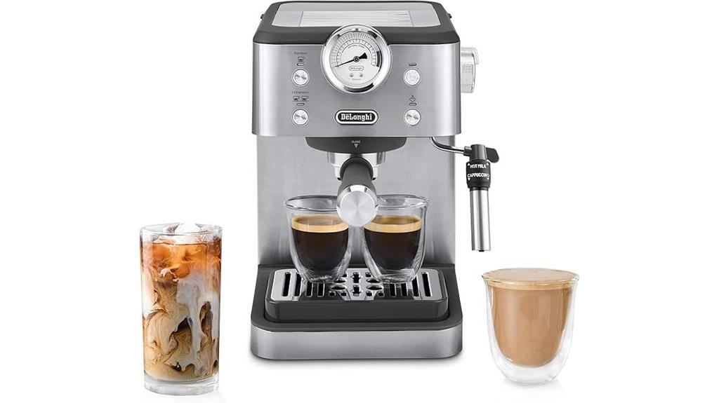 espresso maker with frother