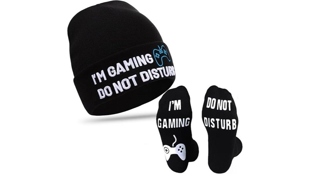 funny gaming socks hat