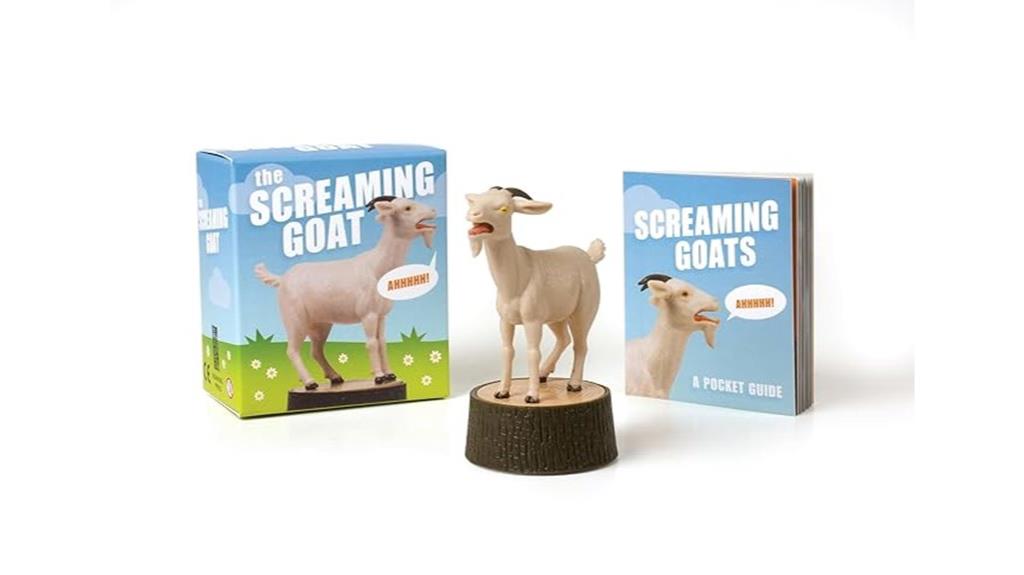goat figure with screaming