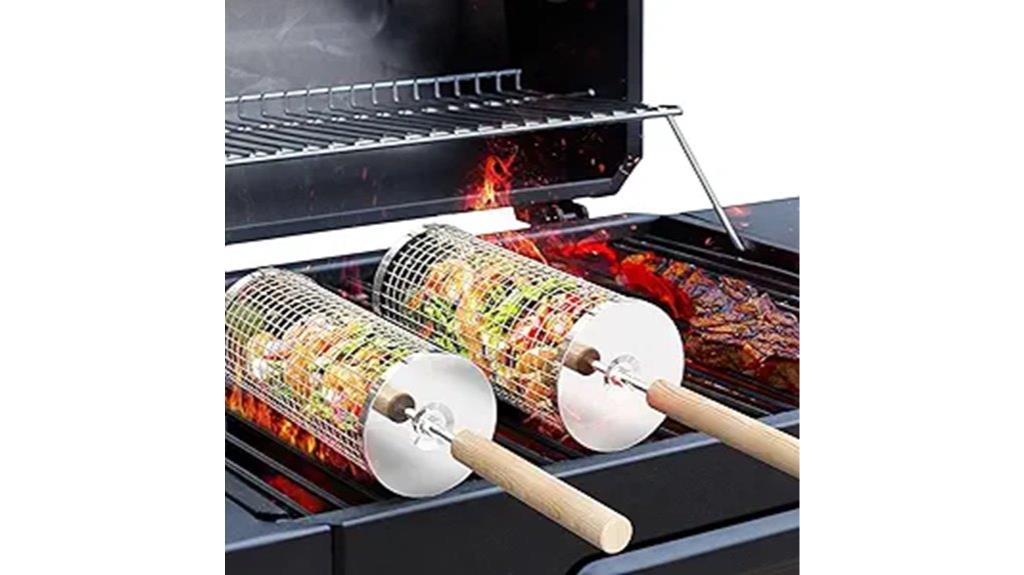 grill basket with handle