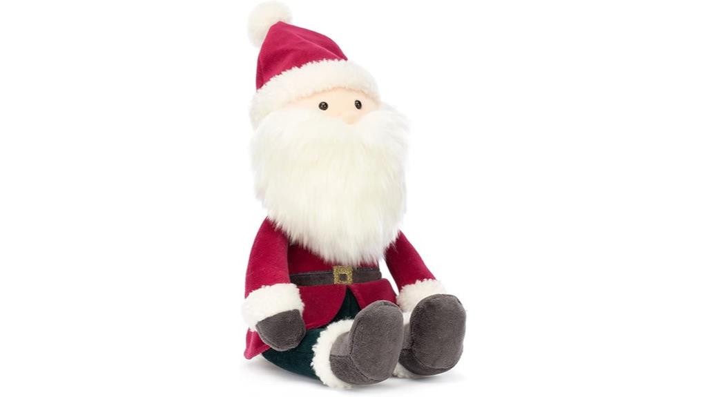 jellycat santa plush toy