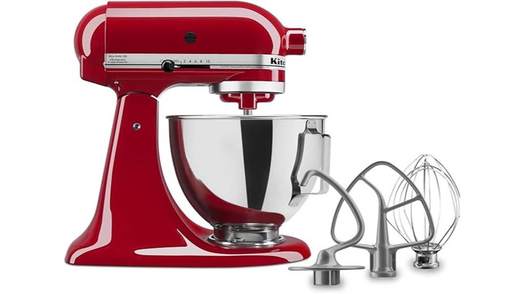 kitchenaid empire red mixer