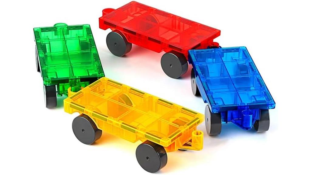 magnetic toy car set