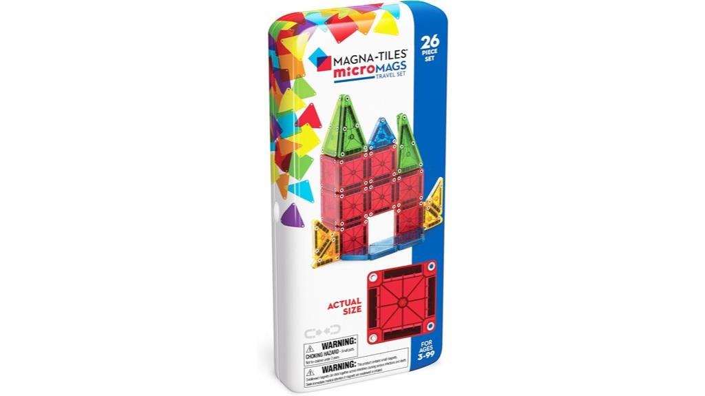 magnetic travel construction set