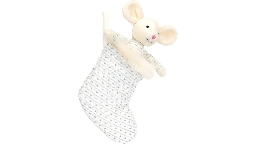 shimmer mouse stocking plush