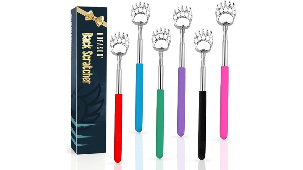 six piece back scratcher set