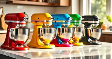 top kitchenaid mixer colors