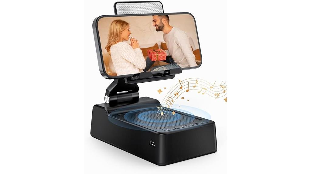 wireless phone speaker stand