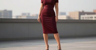 accentuate curves with tailored clothing