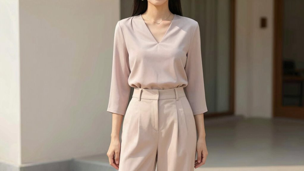 balance broad shoulders stylishly