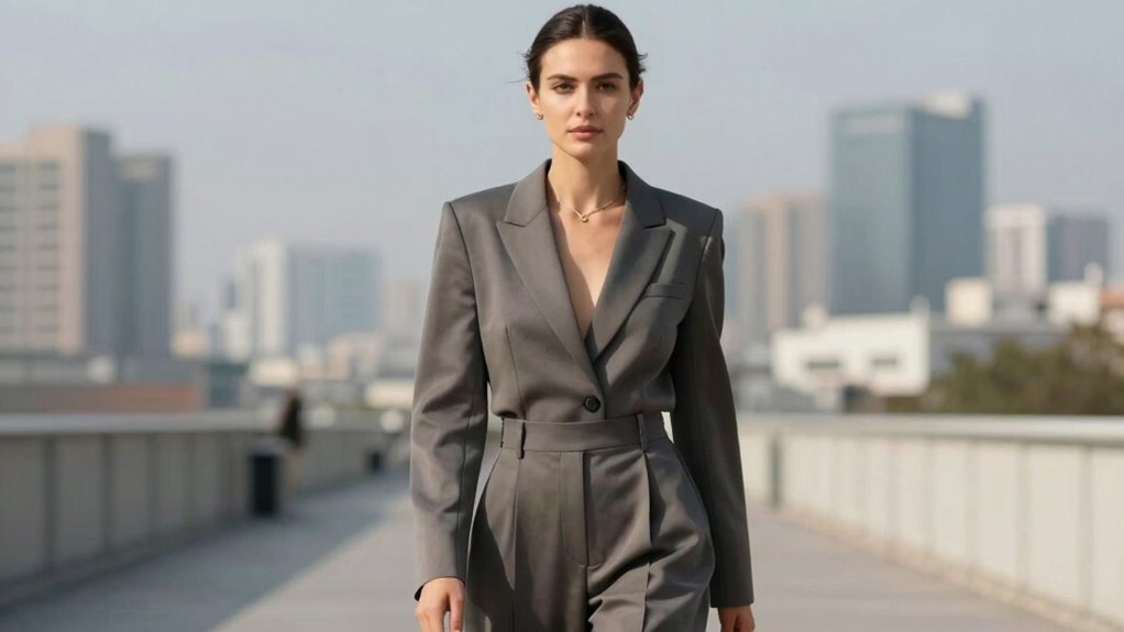 balance broad shoulders stylishly