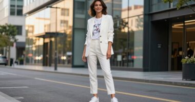 balance casual with elegance