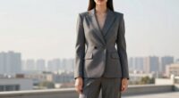 balance with structured clothing