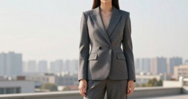 balance with structured clothing