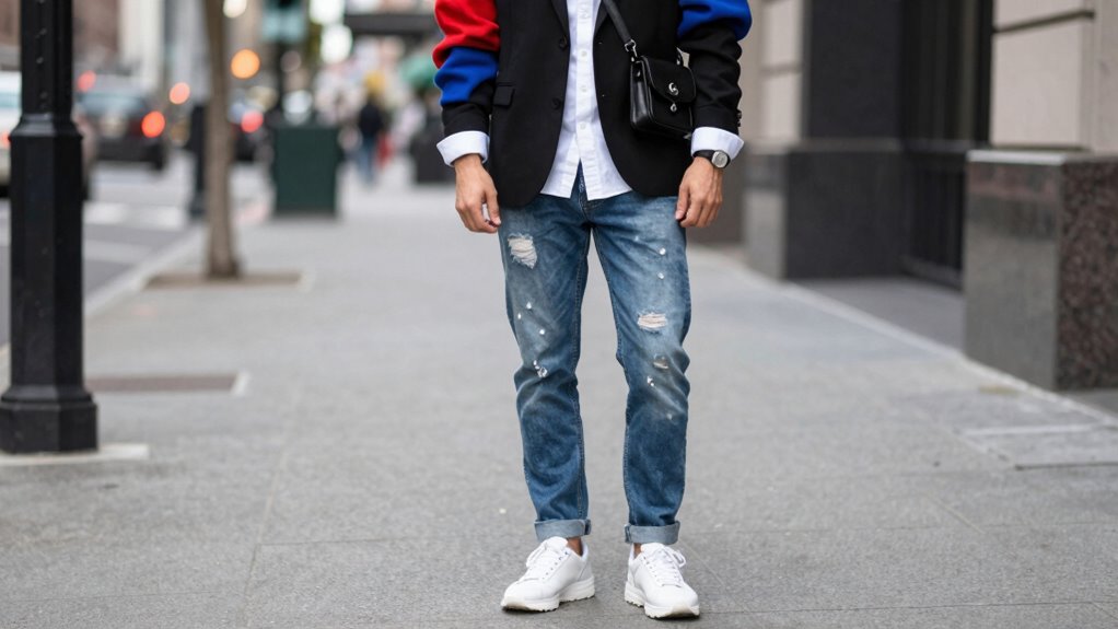 balancing tailored streetwear style