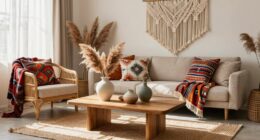 boho modern decor accents